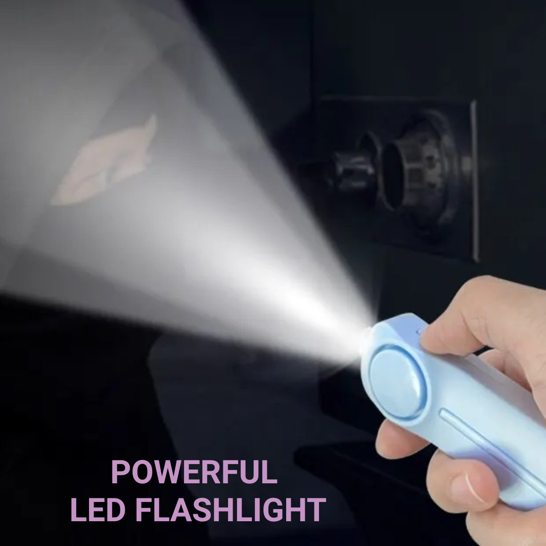 Personal Safety Alarm For Self Defense (130db Siren with LED Torch)