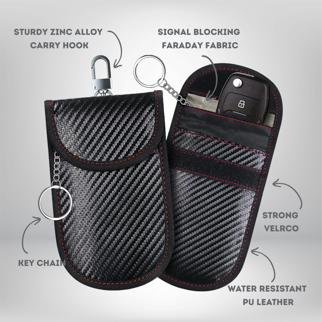 Totyn™ Anti-Theft Signal Blocking Faraday Pouch For Key Fobs