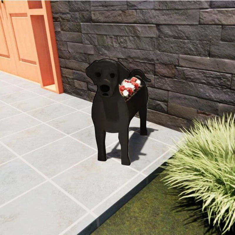 Paw-Fect Dog Shaped Planter Boxes