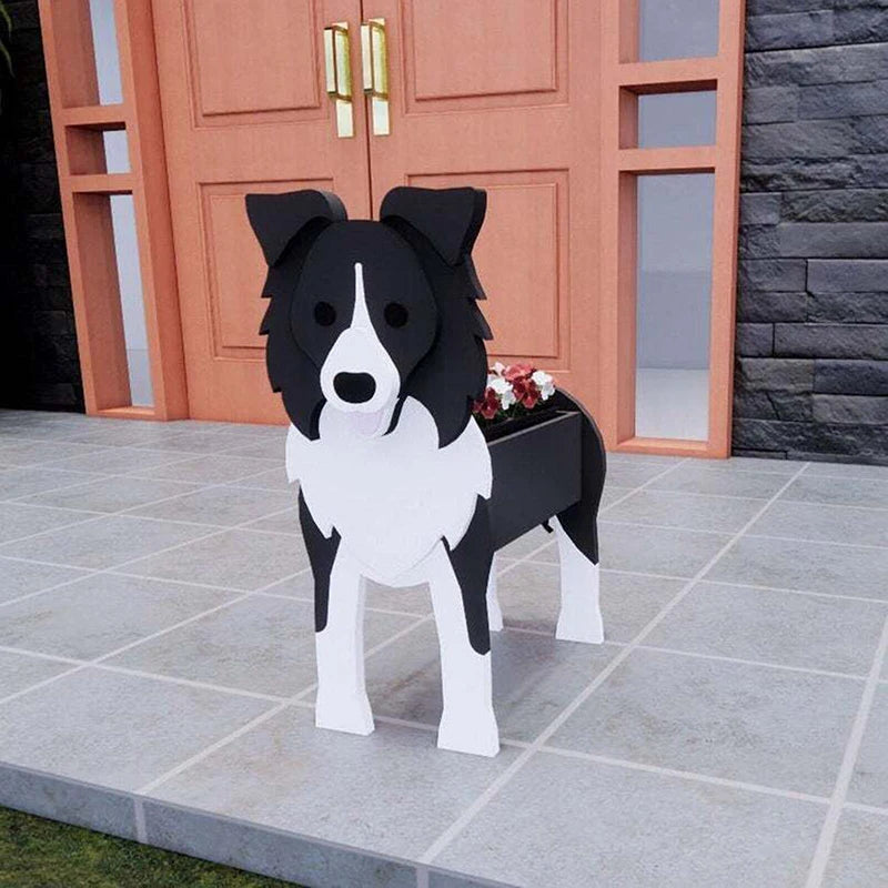 Paw-Fect Dog Shaped Planter Boxes