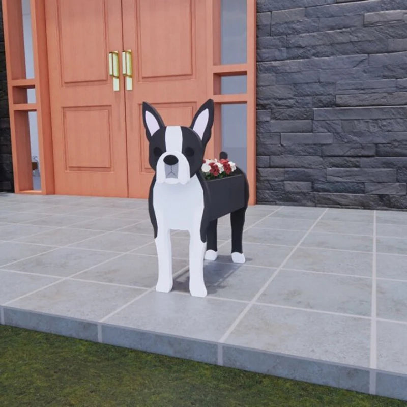 Paw-Fect Dog Shaped Planter Boxes