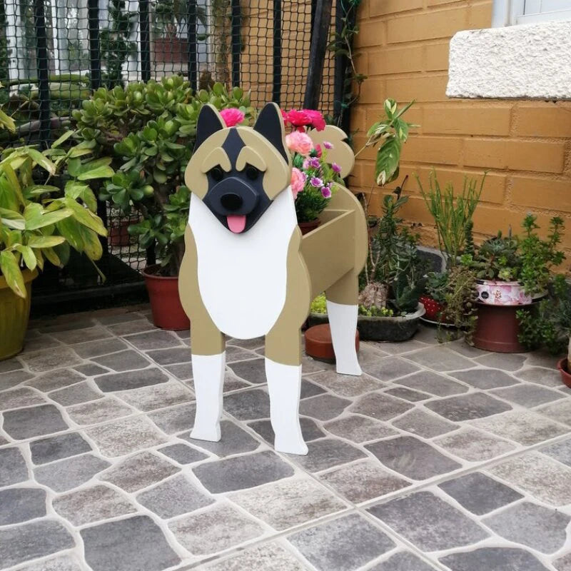 Paw-Fect Dog Shaped Planter Boxes