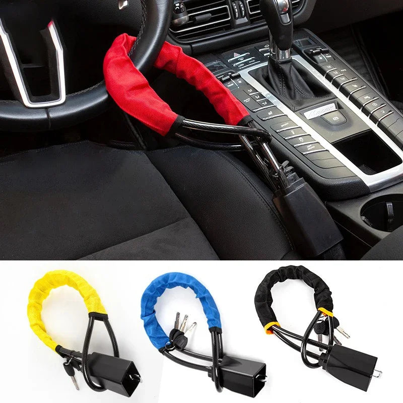 Steel Cable Steering Wheel Lock