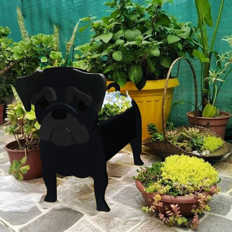 Paw-Fect Dog Shaped Planter Boxes
