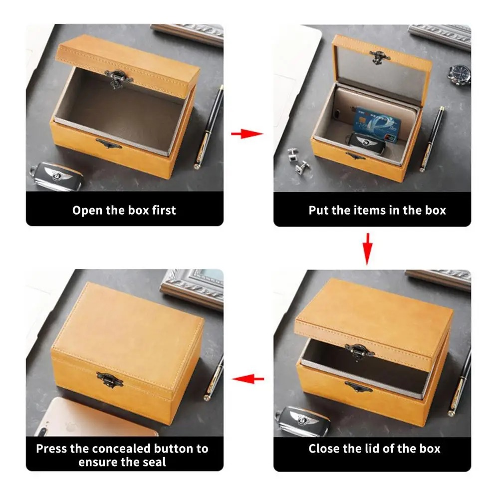 Vaultix™ Faraday Box: Anti-Theft Signal Blocking Box for Key Fobs & Mobile Phones