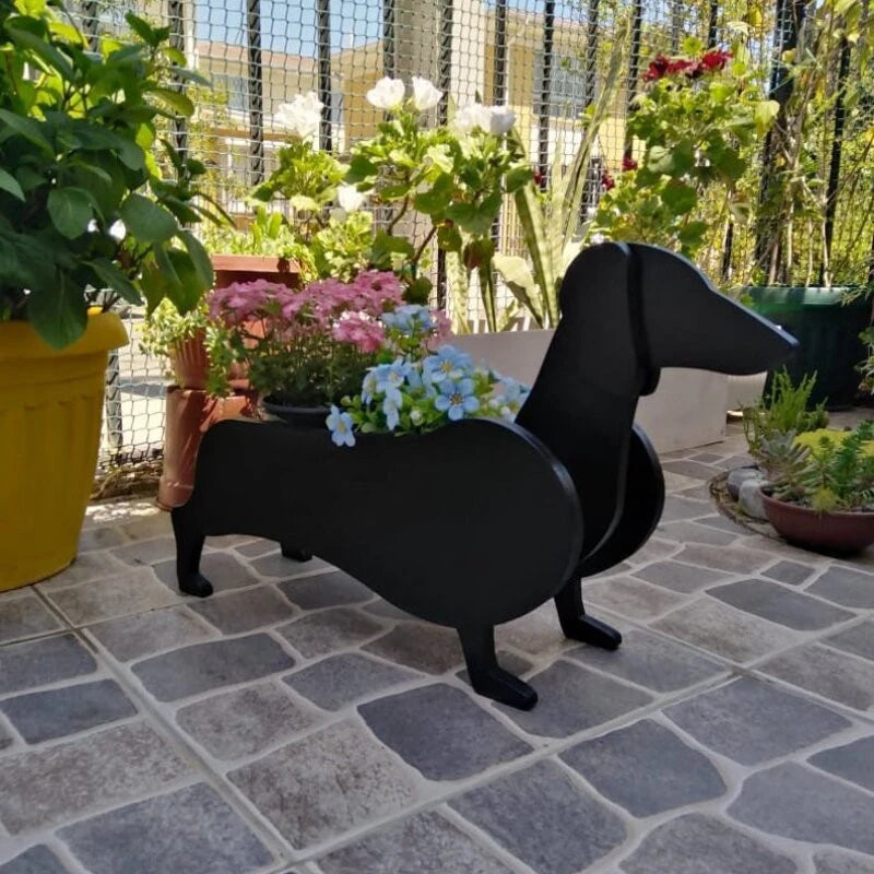 Paw-Fect Dog Shaped Planter Boxes