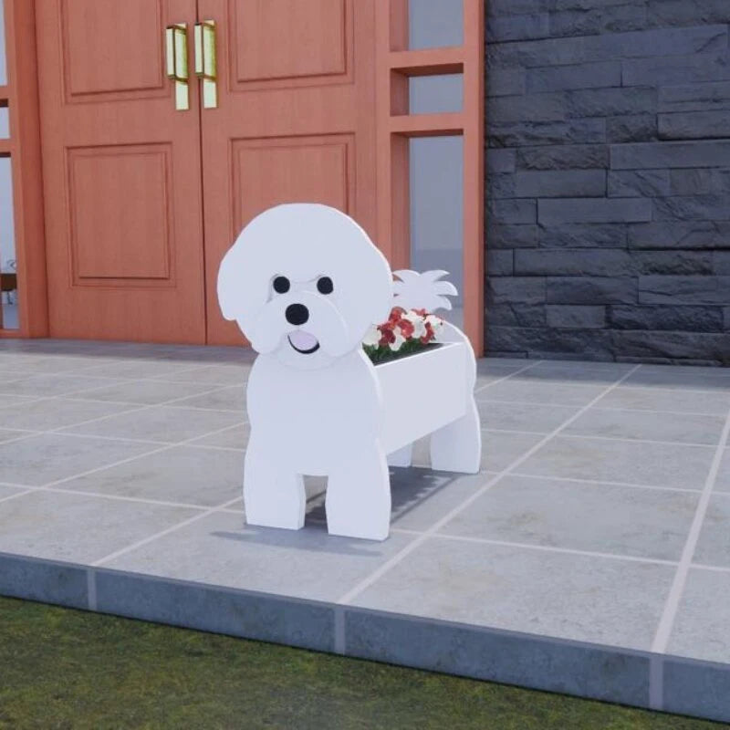 Paw-Fect Dog Shaped Planter Boxes