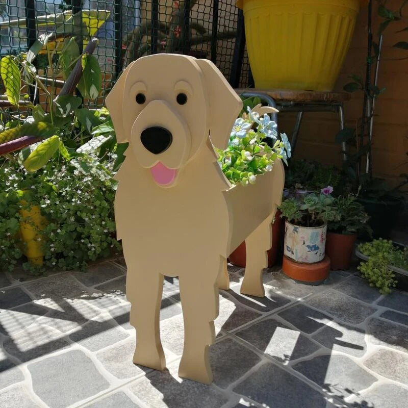 Paw-Fect Dog Shaped Planter Boxes