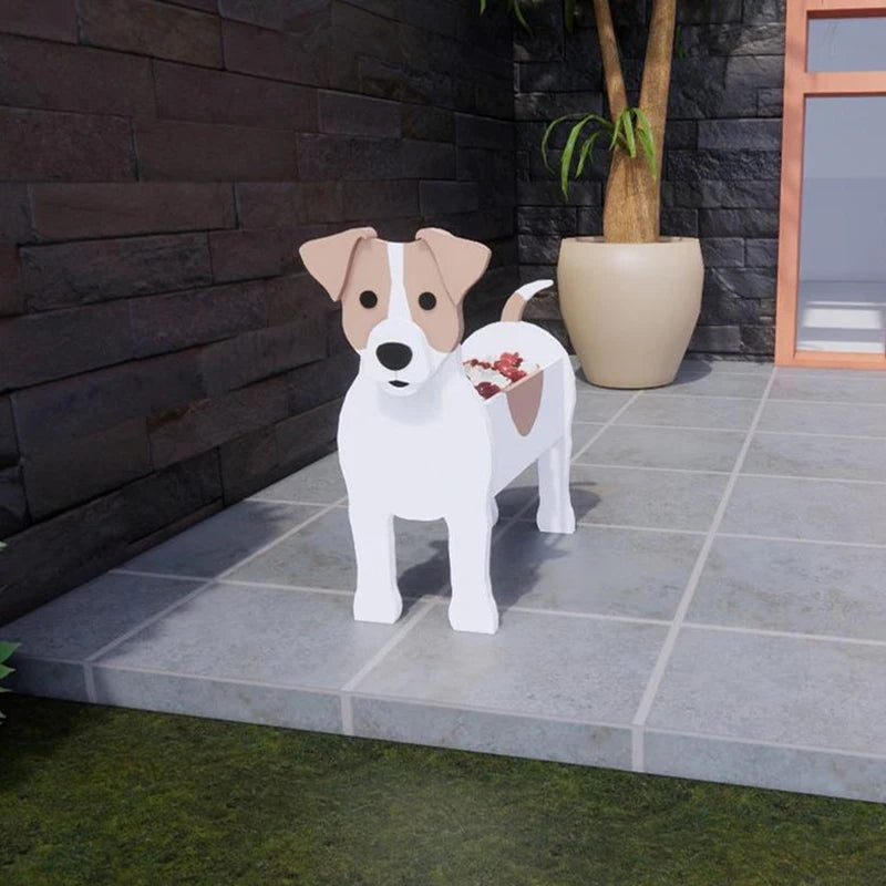 Paw-Fect Dog Shaped Planter Boxes