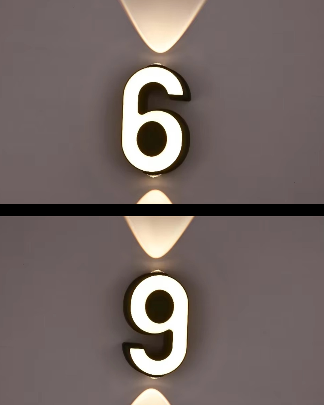 Waterproof LED Illuminated House Numbers (0โ9)