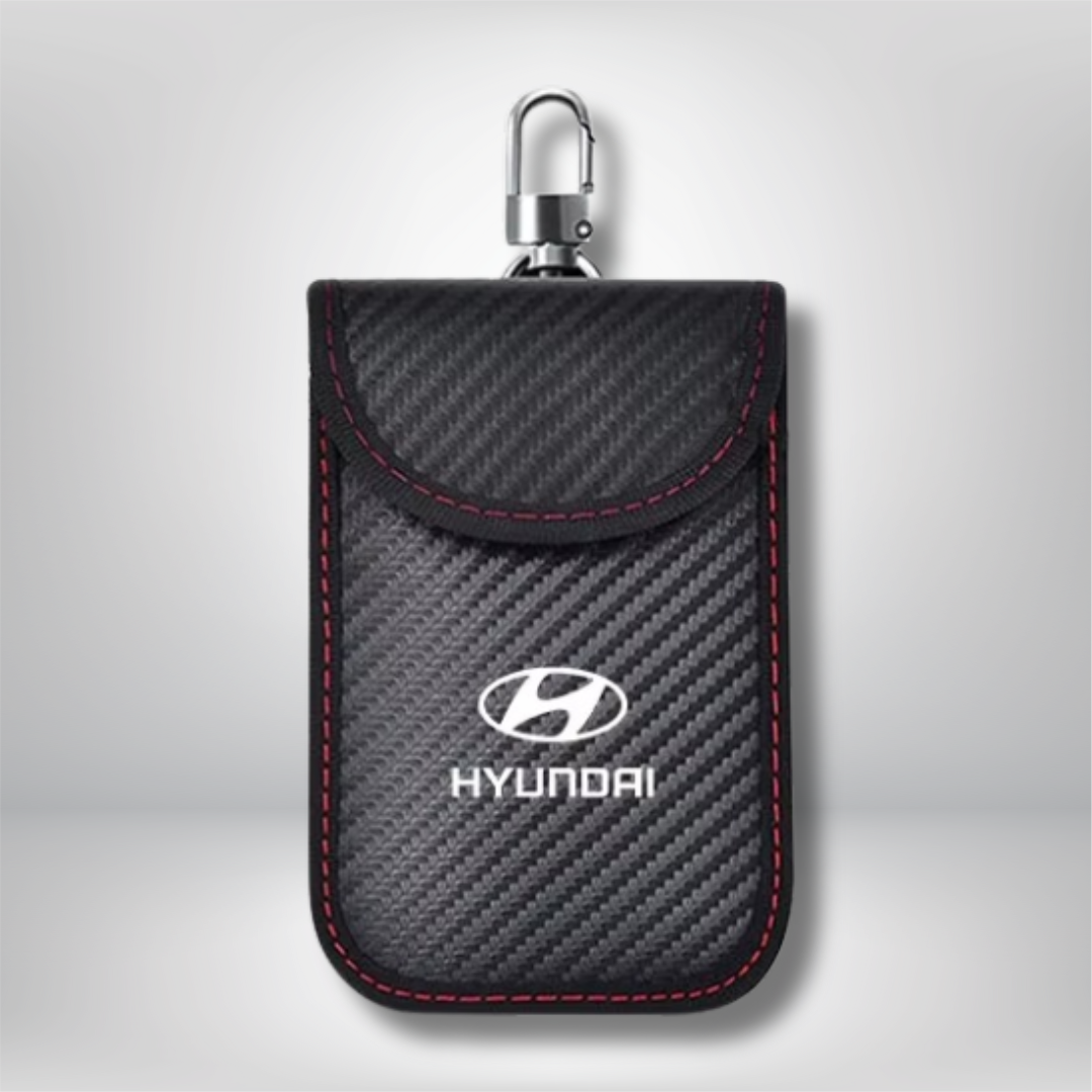 Hyundai - Signal Blocking Anti-Theft Faraday Pouch For Key Fobs