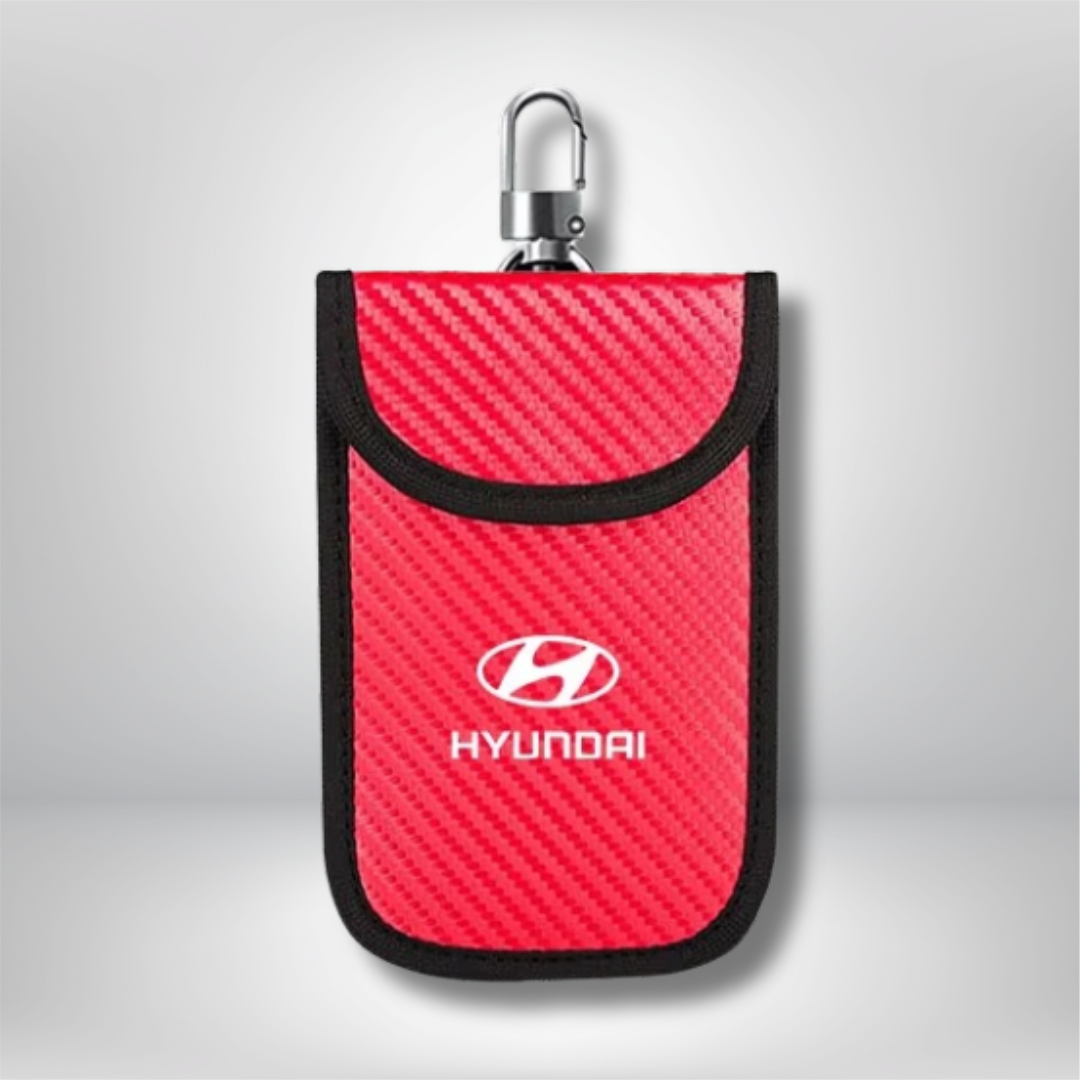 Hyundai - Signal Blocking Anti-Theft Faraday Pouch For Key Fobs