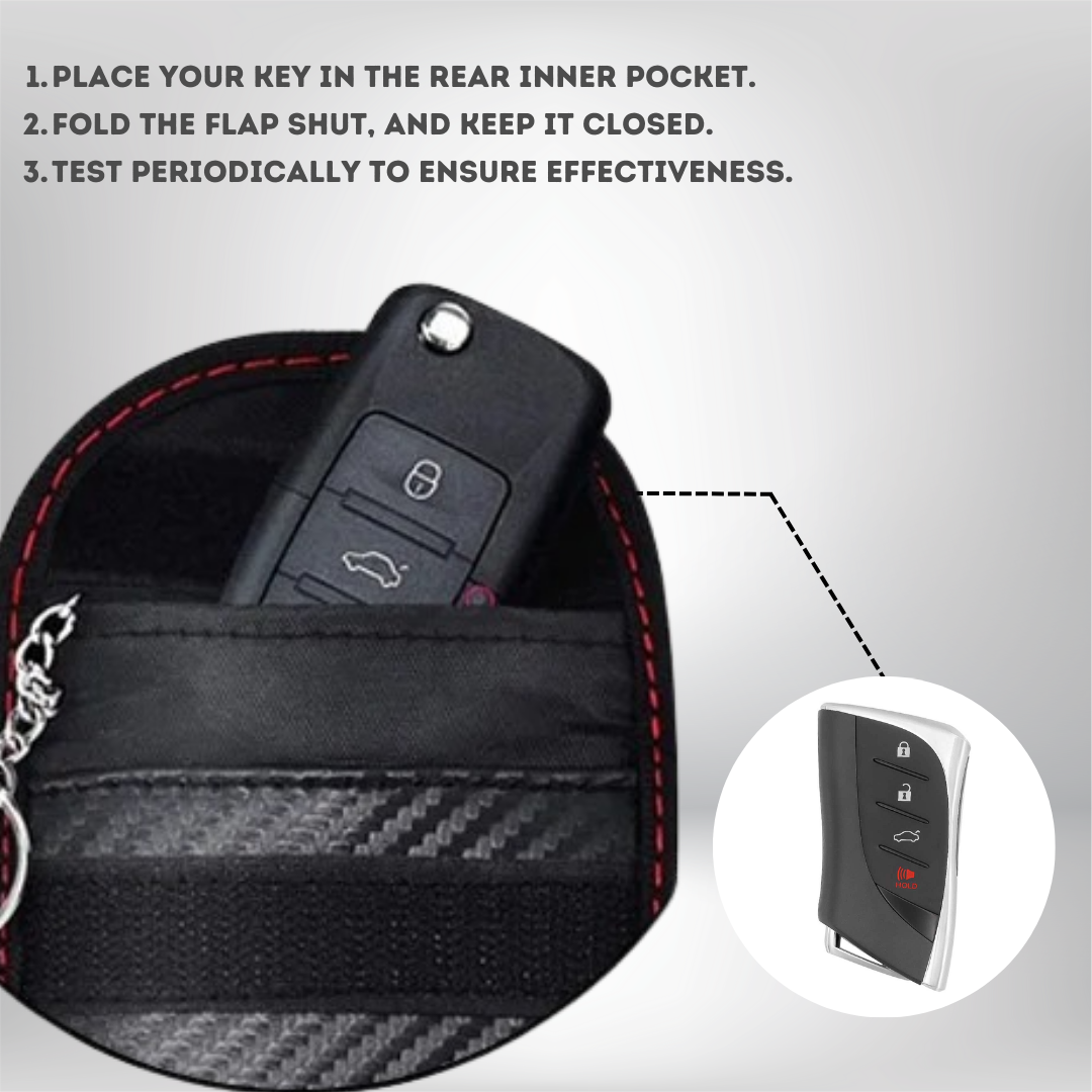 Lexus- Signal Blocking Anti-Theft Faraday Pouch For Key Fobs