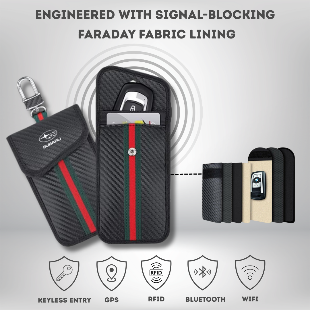 Subaru - Signal Blocking Anti-Theft Faraday Pouch For Key Fobs