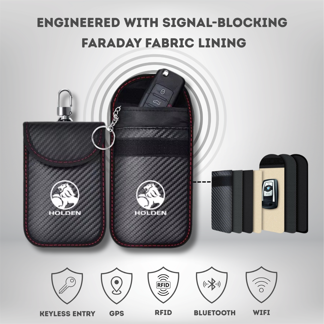 Holden - Signal Blocking Anti-Theft Faraday Pouch For Key Fobs