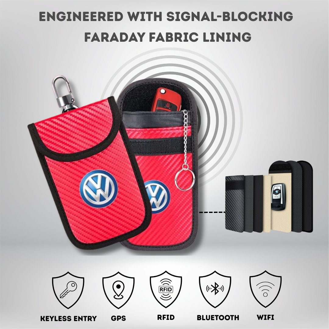 Volkswagen - Signal Blocking Anti-Theft Faraday Pouch For Key Fobs