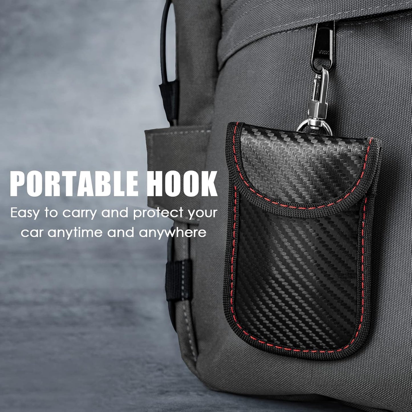 Anti-Theft Signal Blocking Pouch for Car Keys & Credit Cards