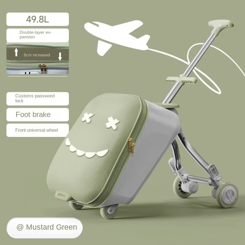 Multifunctional Ride-On Kids’ Travel Suitcase