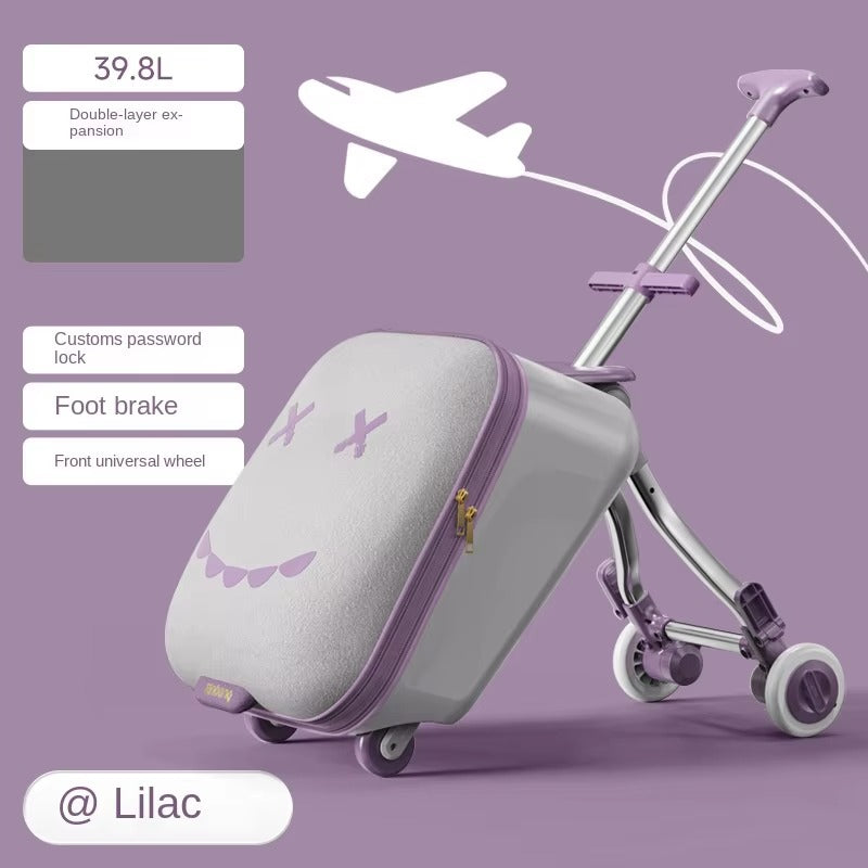 Multifunctional Ride-On Kids’ Travel Suitcase