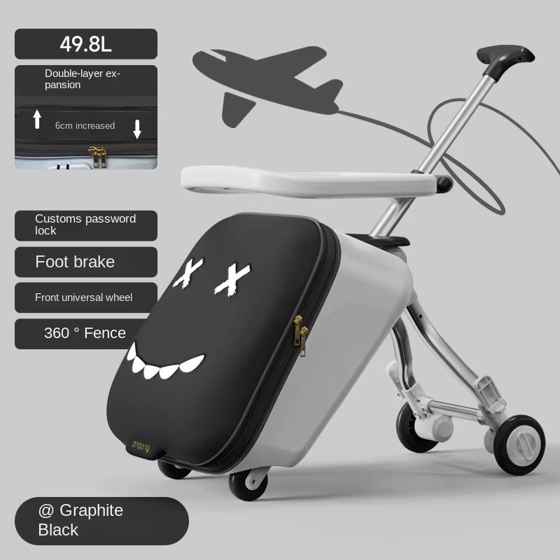 Multifunctional Ride-On Kids’ Travel Suitcase
