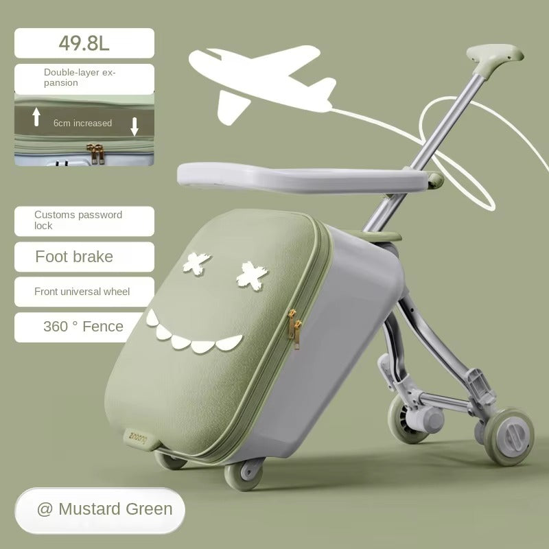 Multifunctional Ride-On Kids’ Travel Suitcase