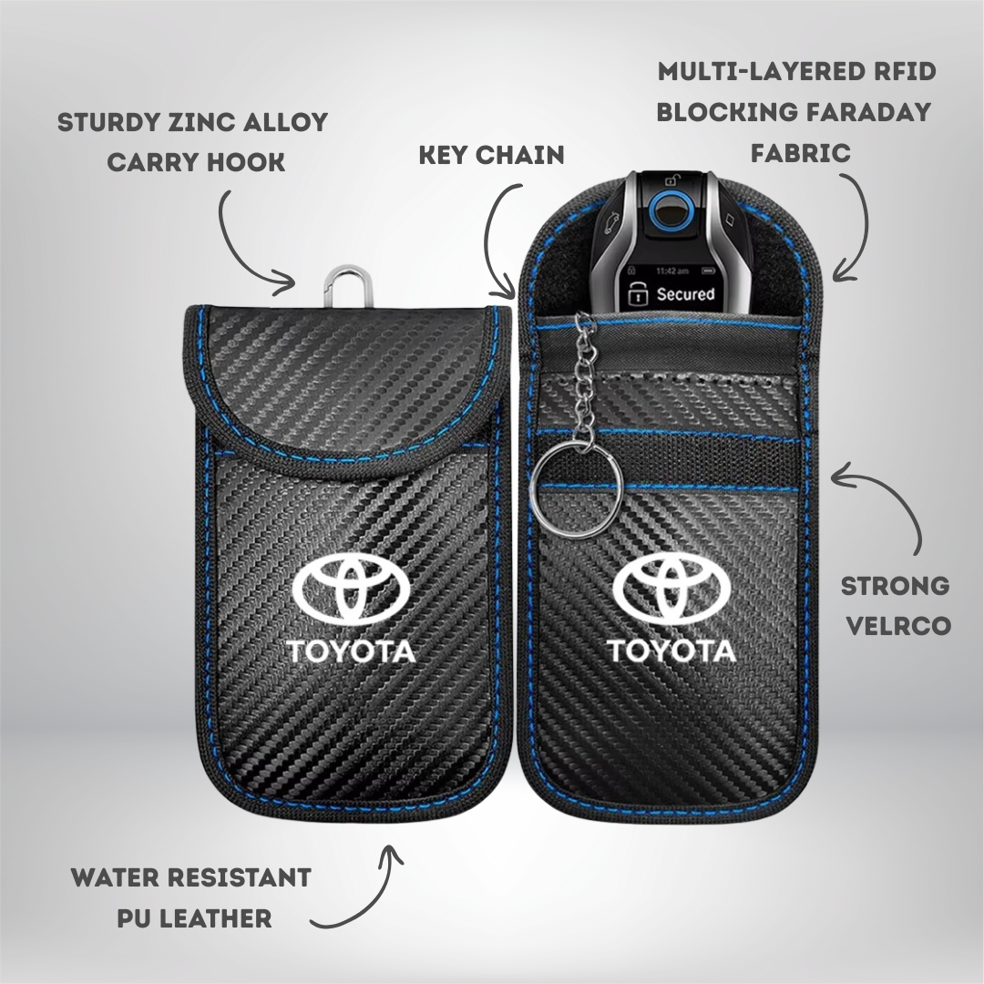 Toyota - Signal Blocking Anti-Theft Faraday Pouch For Key Fobs