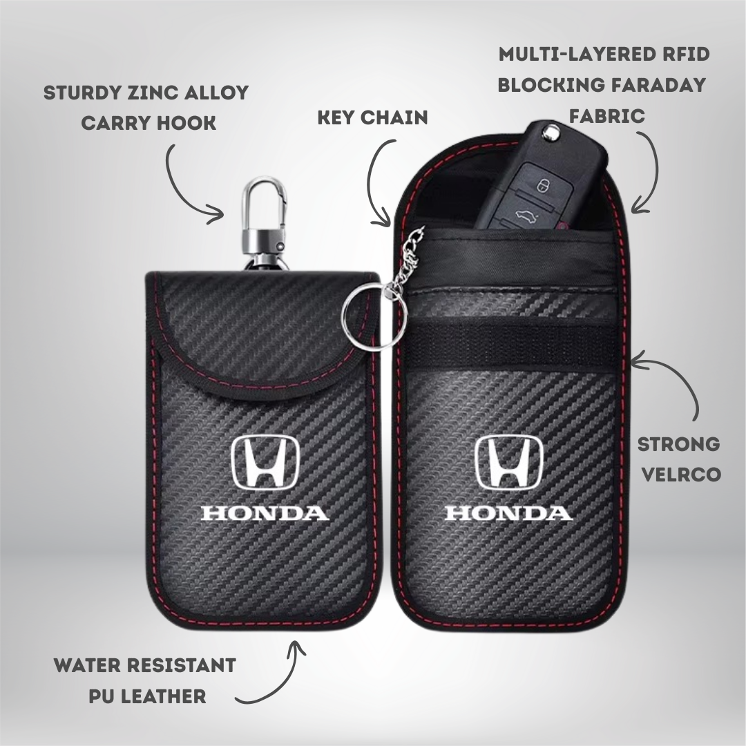 Honda - Signal Blocking Anti-Theft Faraday Pouch For Key Fobs