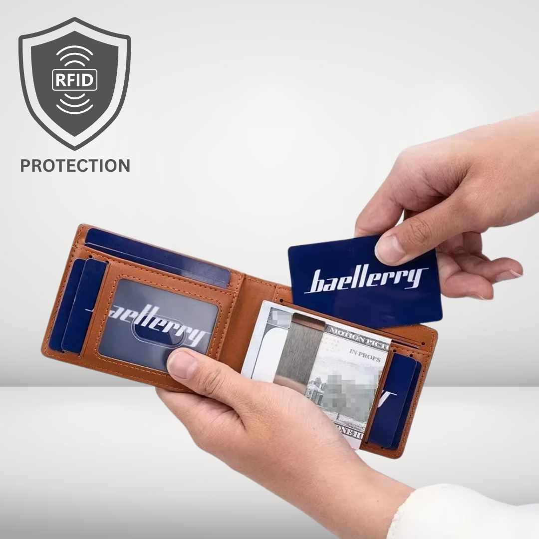 RFID Signal Blocking Anti-Theft Wallet