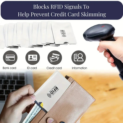 RFID Blocking Anti-Theft Card Sleeves (x10) TOTYN