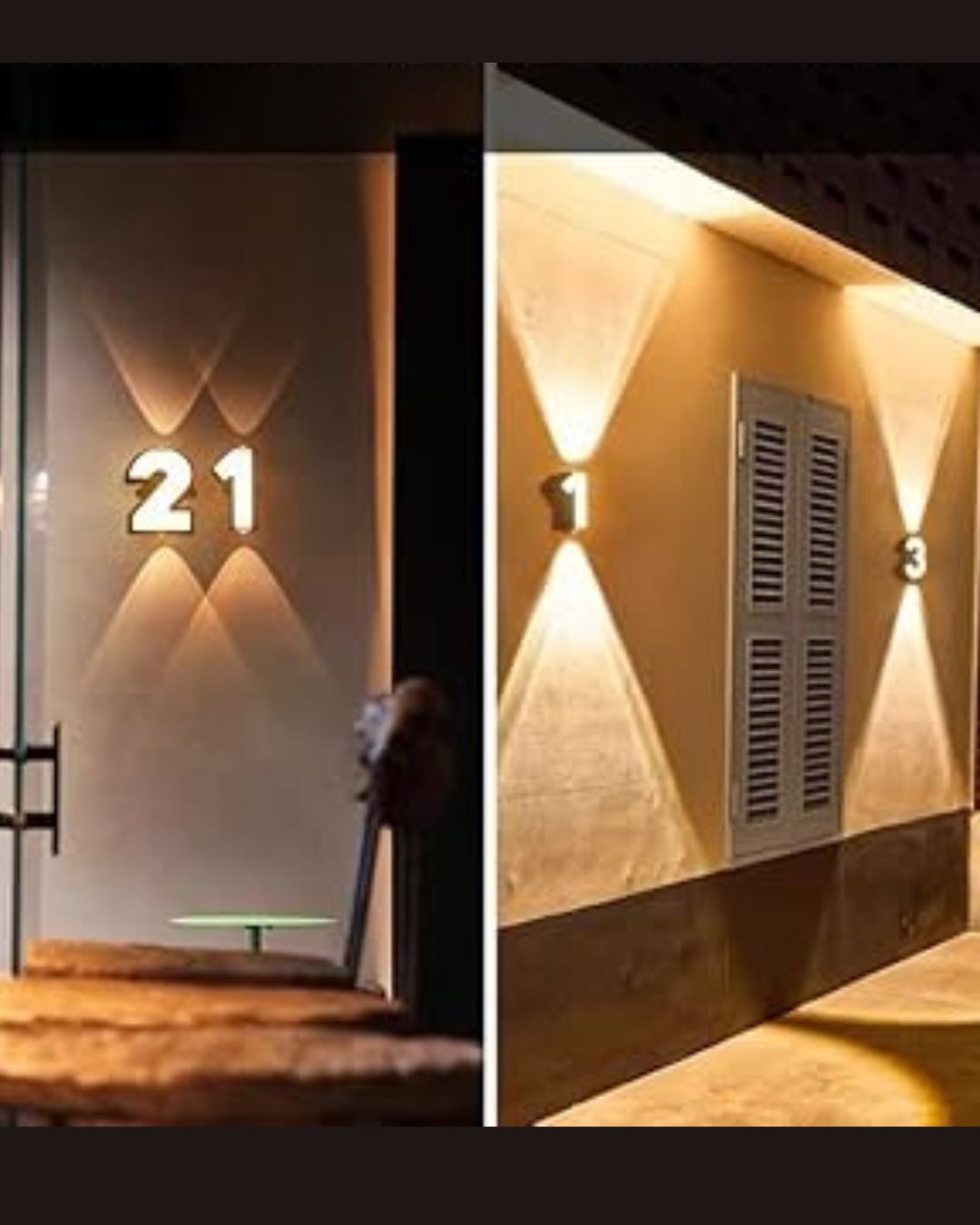 Waterproof LED Illuminated House Numbers (0–9)