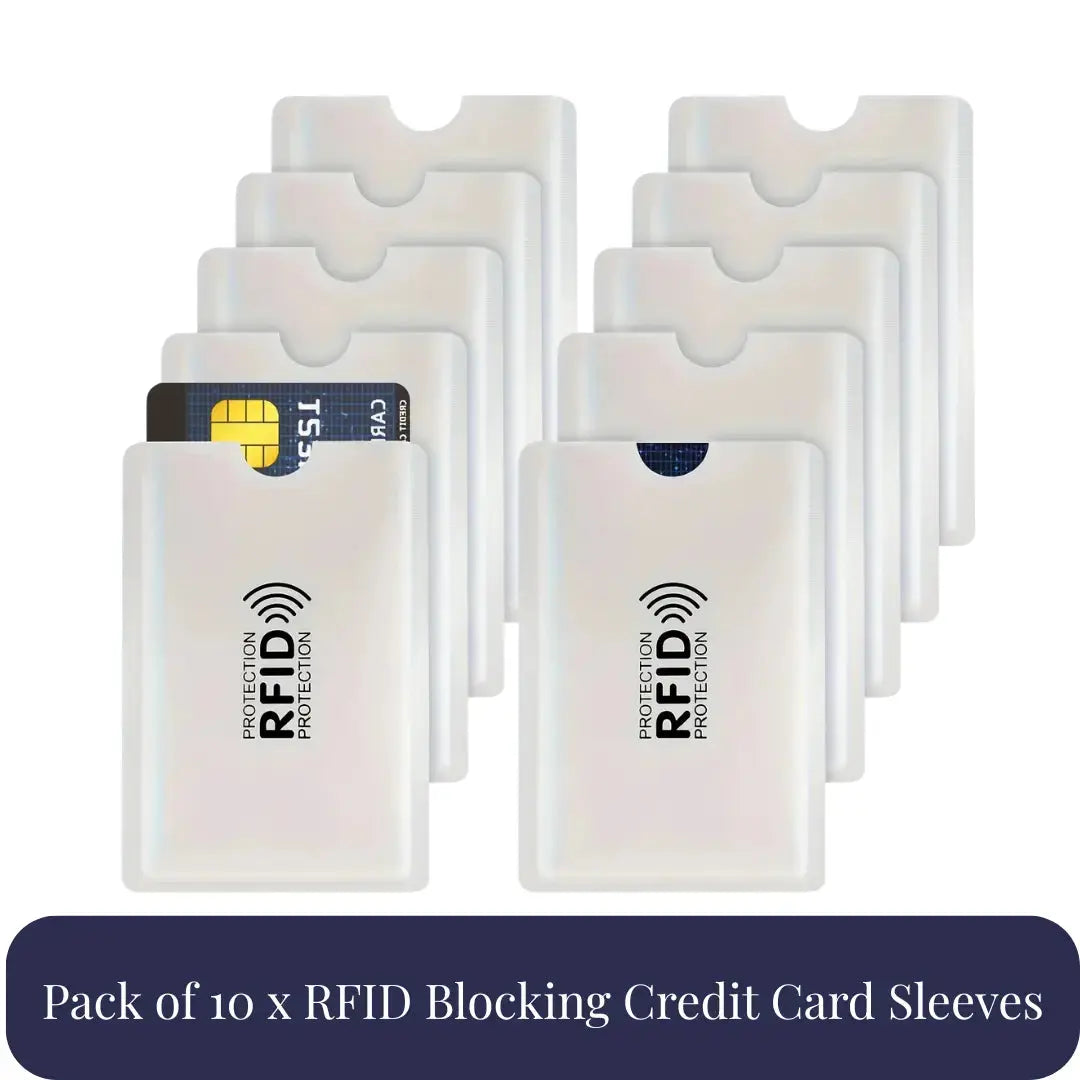 RFID Blocking Anti-Theft Card Sleeves (x10) TOTYN