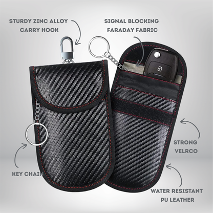 Totyn™ Anti-Theft Signal Blocking Faraday Pouch For Key Fobs