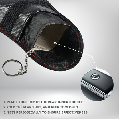 Totyn™ Anti-Theft Signal Blocking Faraday Pouch For Key Fobs
