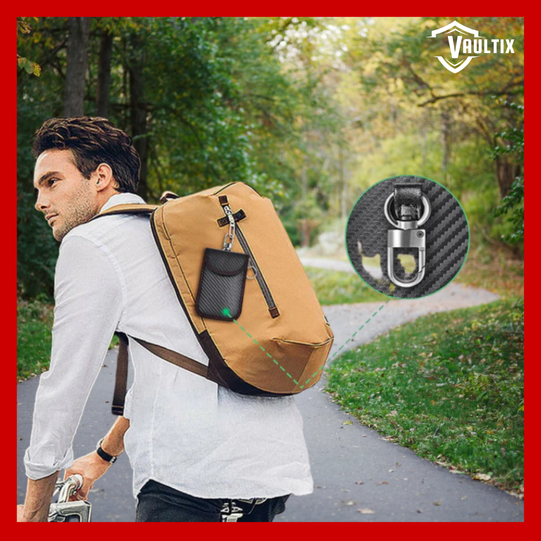 Vaultix™ Anti-Theft Signal Blocking Faraday Pouch For Key Fobs