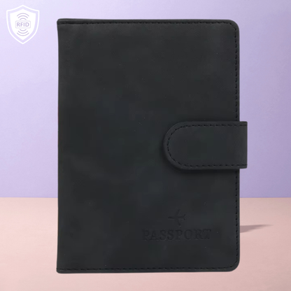 RFID Signal-Blocking Passport Cover & Card Holder
