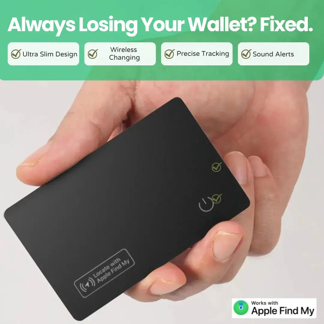 Ultra Thin Wallet GPS Tracking Card TOTYN