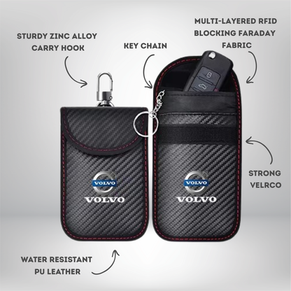 Volvo - Signal Blocking Anti-Theft Faraday Pouch For Key Fobs