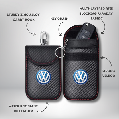 Volkswagen - Signal Blocking Anti-Theft Faraday Pouch For Key Fobs
