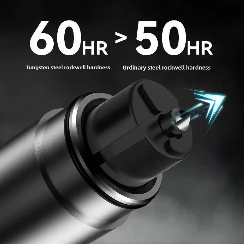 4 in 1 Car Emergency Escape Tool (Glass Breaker, Light, Whistle & Seatbelt Cutter) - TOTYN