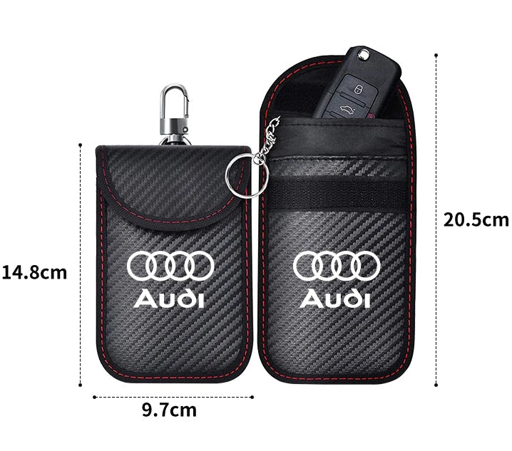 Audi-  Signal Blocking Anti-Theft Faraday Pouch For Key Fobs