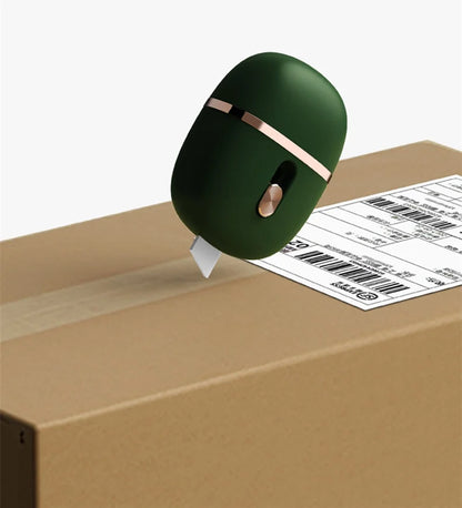 2-In-1 Identity Theft Protection Roller Stamp & Box Cutter Tool