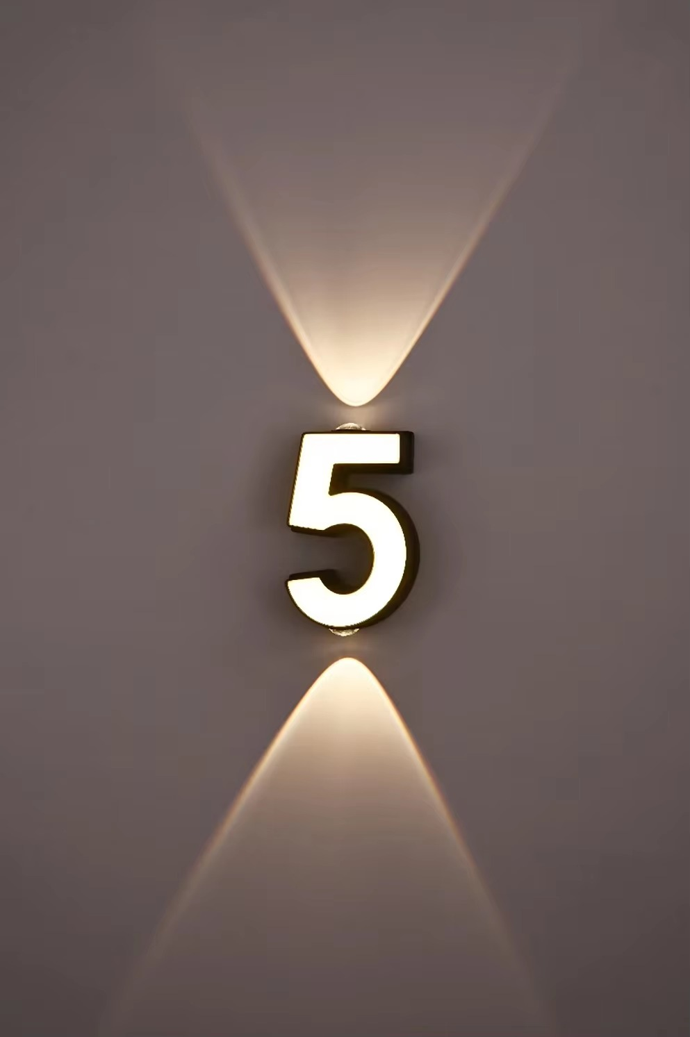 Waterproof LED Illuminated House Numbers (0–9)