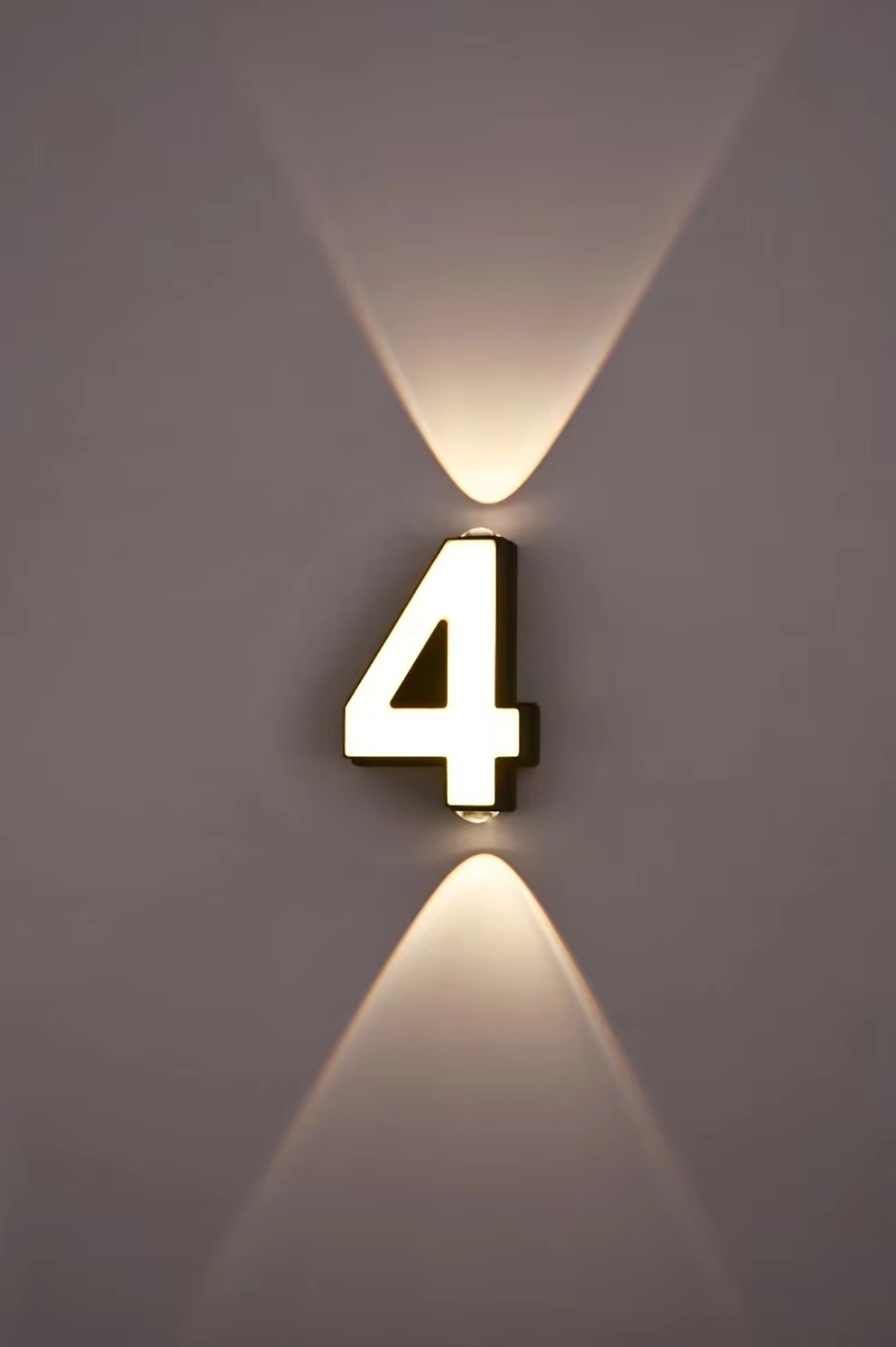 Waterproof LED Illuminated House Numbers (0–9)