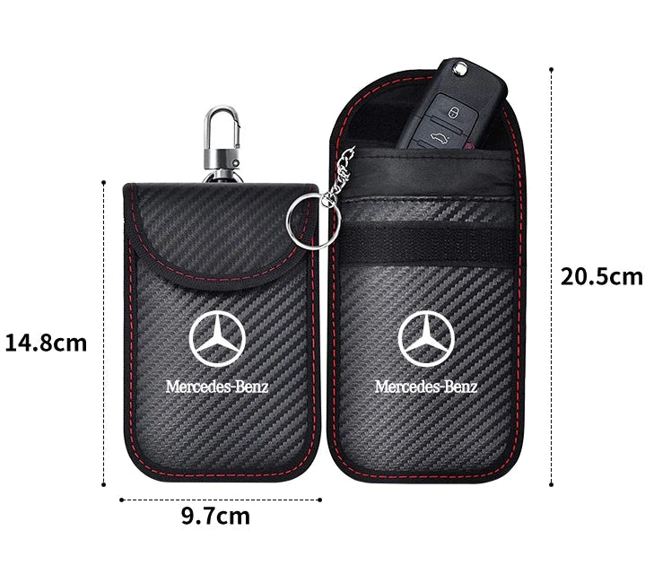 Mercedes Benz-  Signal Blocking Anti-Theft Faraday Pouch For Key Fobs