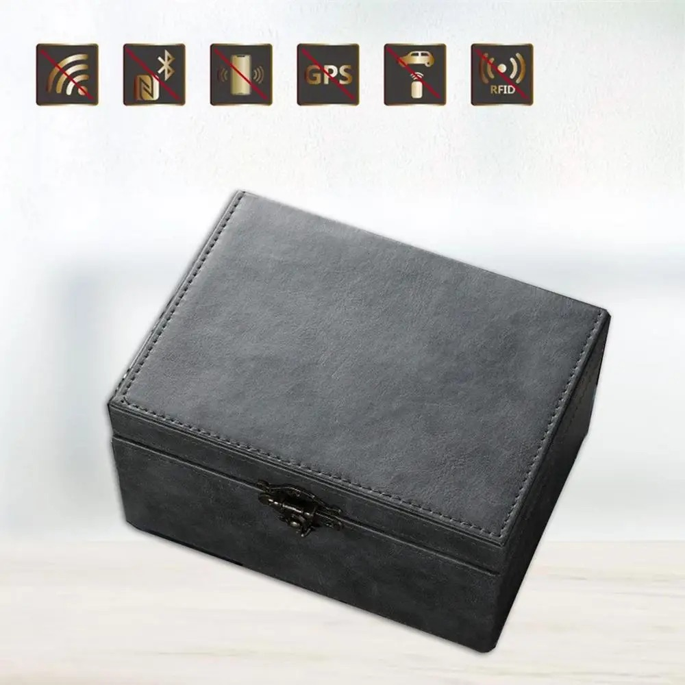 Vaultix™ Faraday Box: Anti-Theft Signal Blocking Box for Key Fobs & Mobile Phones
