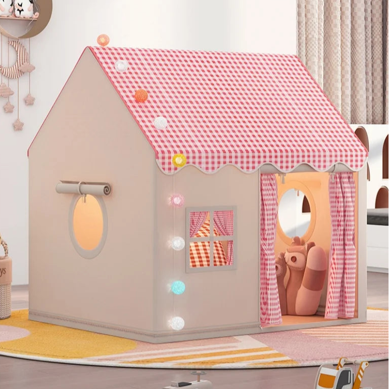 Spacious Cubby Play Tent for Kids