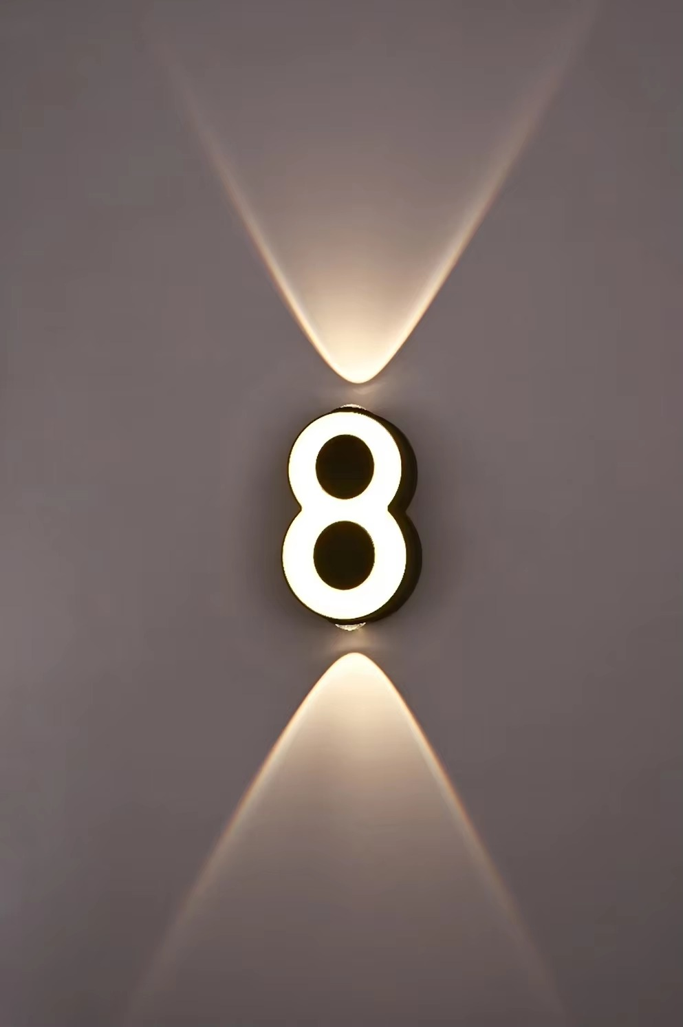 Waterproof LED Illuminated House Numbers (0–9)