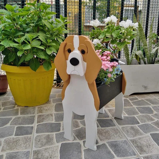Paw-Fect Dog Shaped Planter Boxes