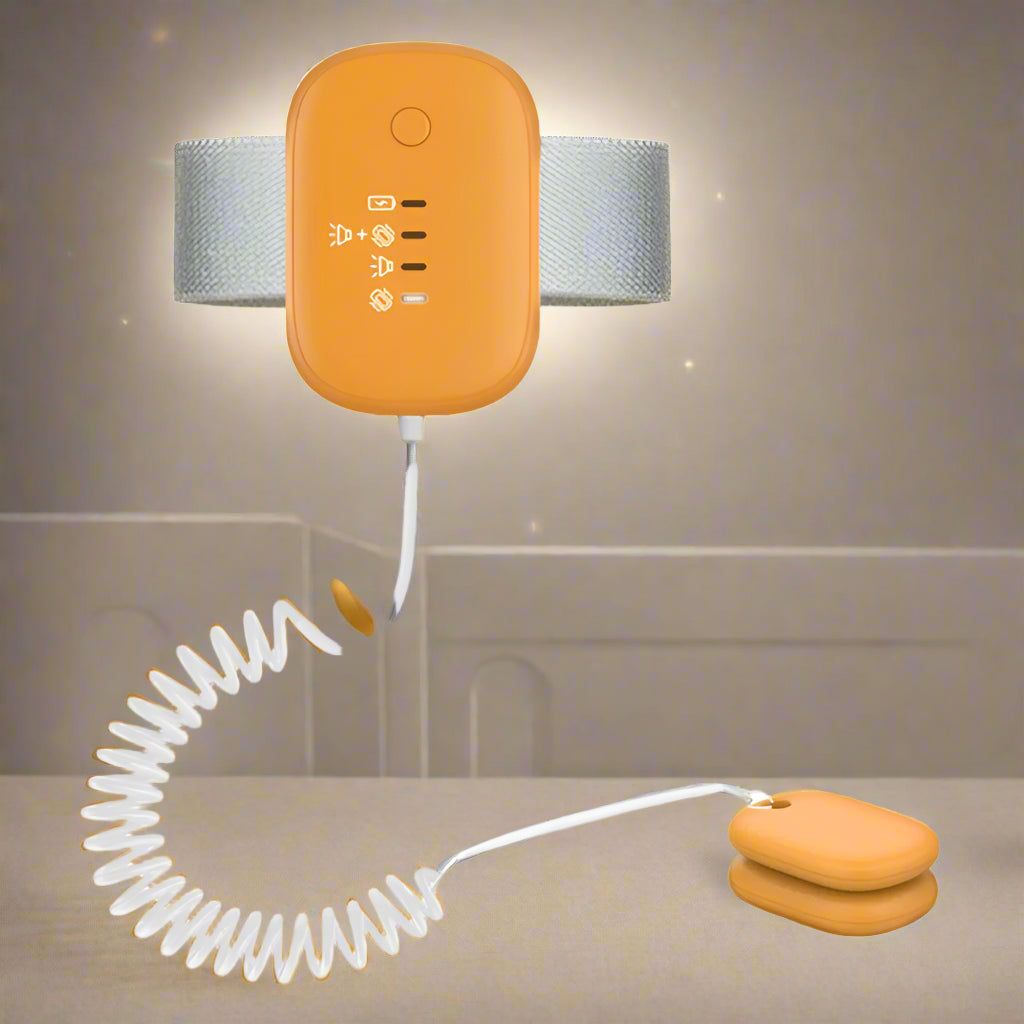 WakeDry Bedwetting Sensor Alarm – Sound & Vibration Device for Children & Adults