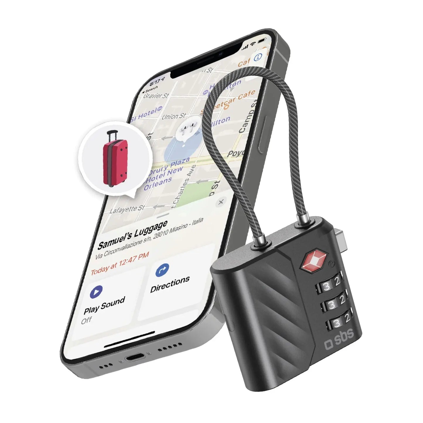 Luggage Tracker Lock TOTYN